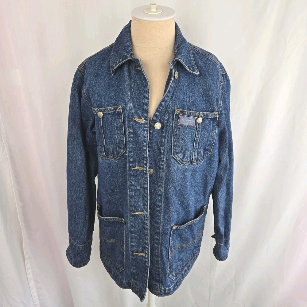 Ralph Lauren Lauren Jeans Co Vtg Denim Chore Coat Barn Coat Size PP XS Jacket